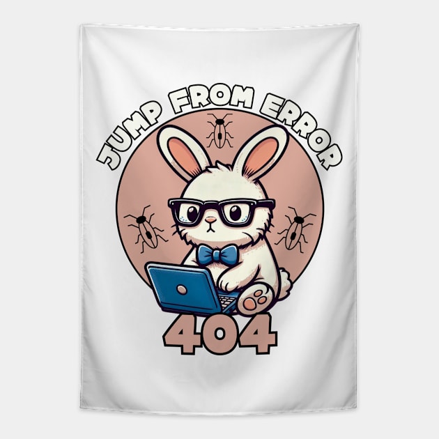 Rabbit programmer Tapestry by Japanese Fever