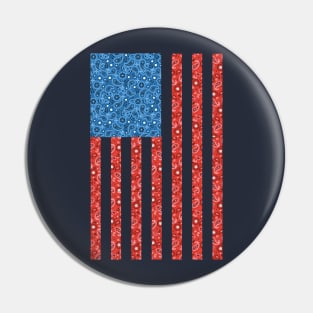 Bandana Flag Pin