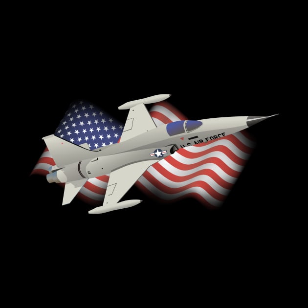 Patriotic F-5 Light Fighter Aircraft by NorseTech