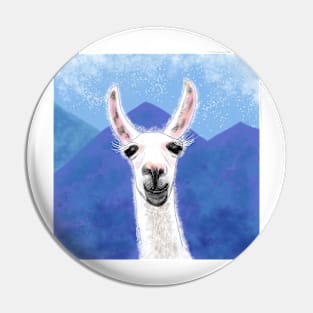 The Smiling Llama Pin