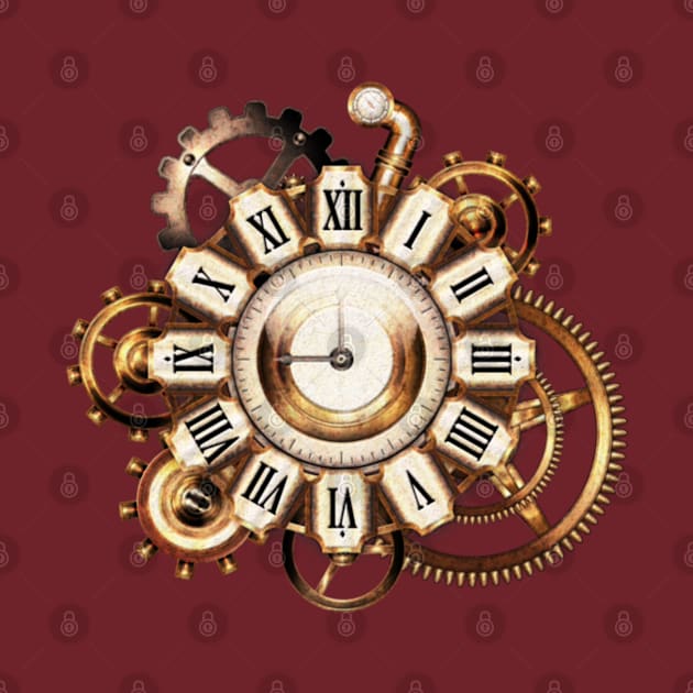 Alarm Clock - Steampunk,Cyberpunk by Cool Abstract Design