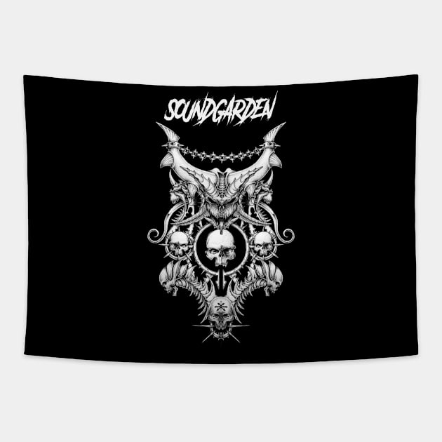 SOUND GARDEN BAND Tapestry by Angelic Cyberpunk