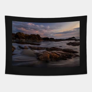 Sunset at the Beach Tapestry