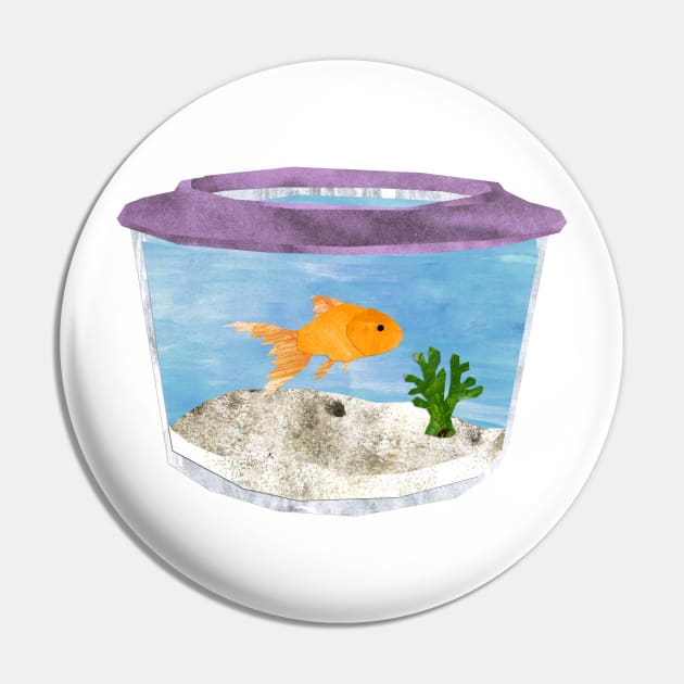 Goldfish Pin by Babban Gaelg