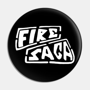 Fire Saga Logo Pin