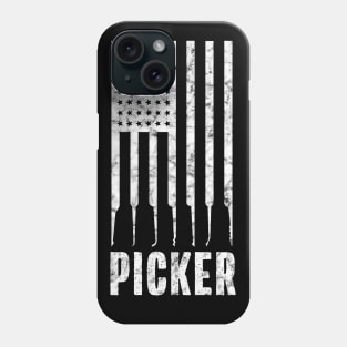 Picker Lock Picking American Flag Design for Locksmiths Phone Case