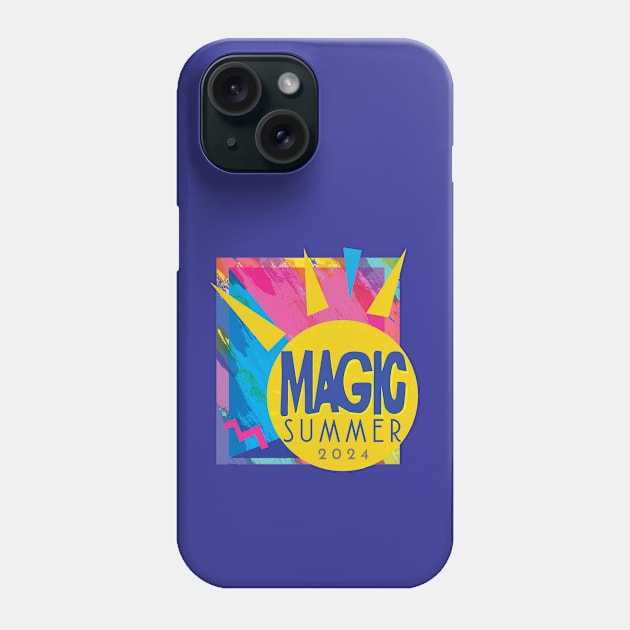 Magic Summer 2024 Retro Phone Case by CreativeKristen