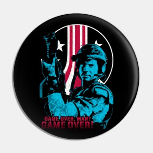 Game over, man! GAME OVER! Pin