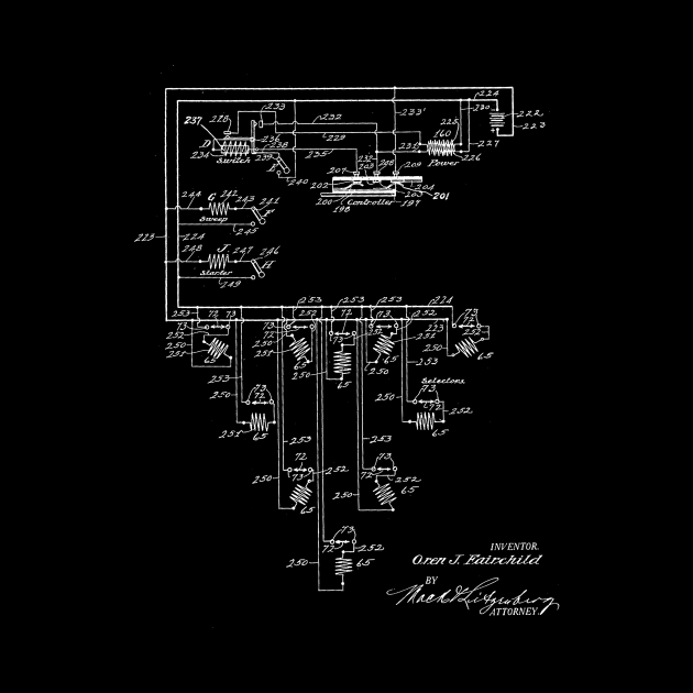 Automatic Bowling Machine Vintage Patent Drawing by TheYoungDesigns