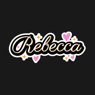 Rebecca name cute design T-Shirt