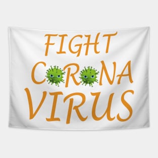 Fight Corona Virus Tapestry