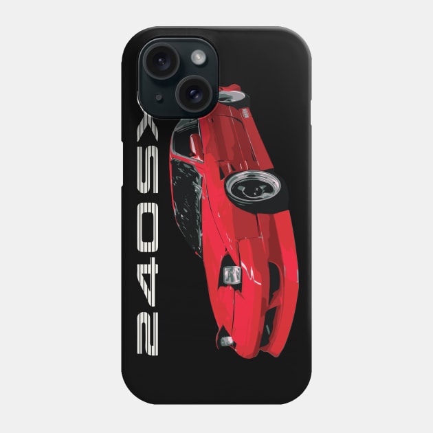 240SX RED S13 Phone Case by cowtown_cowboy