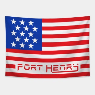 Port Henry Flag Tapestry