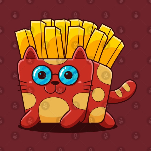 Cat French Fries by MEDZ