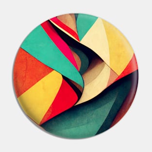 Abstract colorful shapes Pin