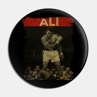 TEXTURE ART- MuhammadAli - RETROSTYLE Pin