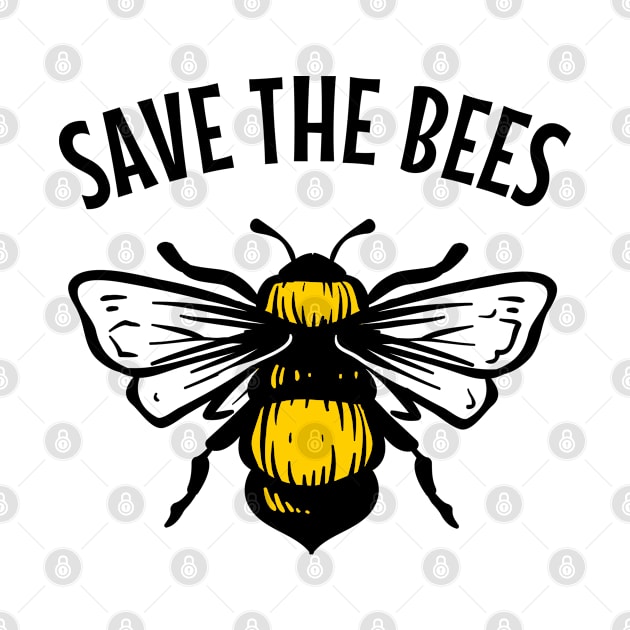 Save The Bees by Whimsical Frank