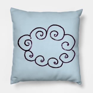 Curly Cloud Pillow