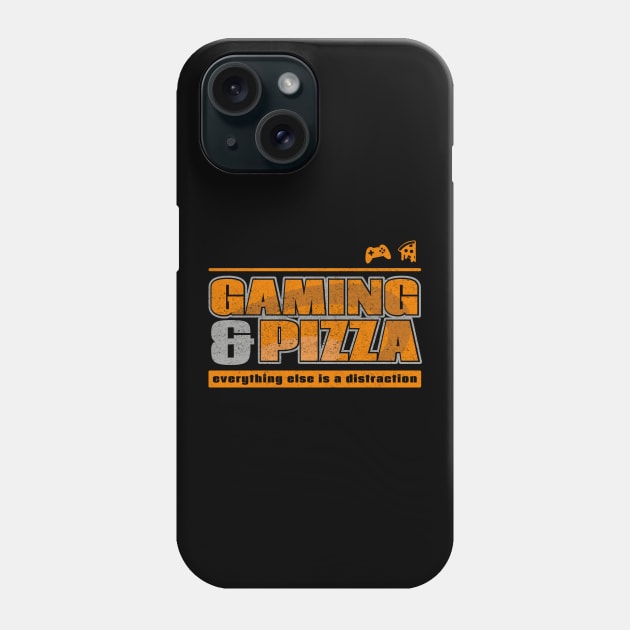 Gaming & Pizza Phone Case by BOEC Gear