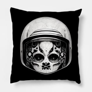 Day of the Dead Retro Helmet Pillow