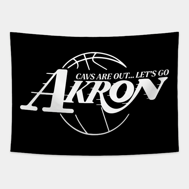 let's go akron Tapestry by SBSTN