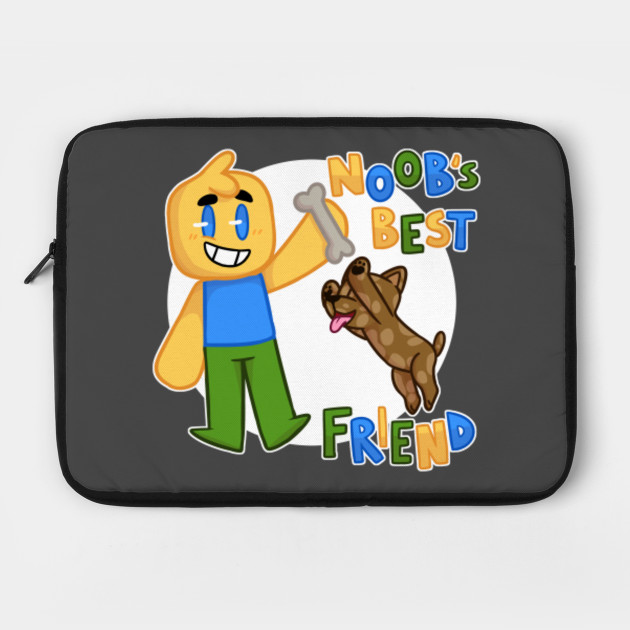 Noob S Best Friend Roblox Noob With Dog Roblox Inspired T Shirt Roblox Laptop Case Teepublic - a dog shirt for dog roblox