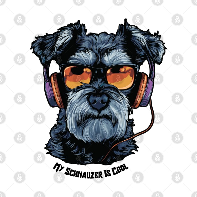 Cool Dogs - Sounds and Shade - Schnauzer by EverGreene