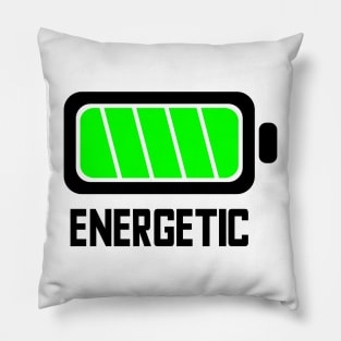 ENERGETIC - Lvl 6 - Battery series - Tired level - E1a Pillow