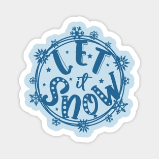 Let it Snow-1 Magnet