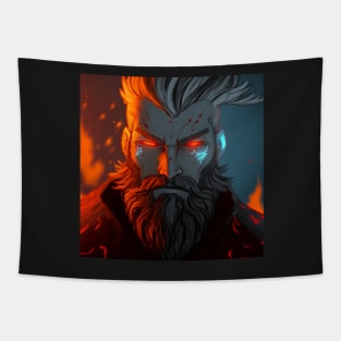 Valheim Inspired Viking Portrait Tapestry