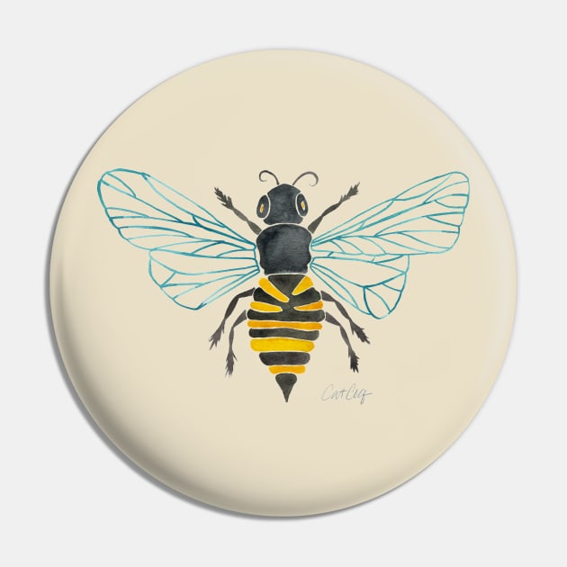 One Bee Pin by CatCoq