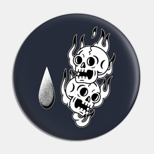 Skull Tattoo Pin