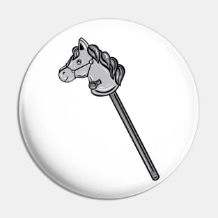 Black And White Horse Stick Pin
