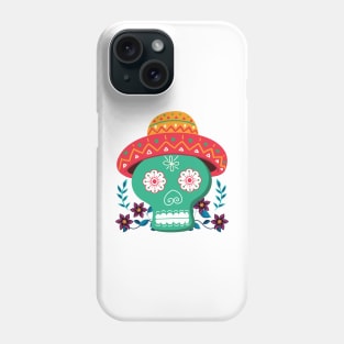 Mexican Sugar Skull Phone Case