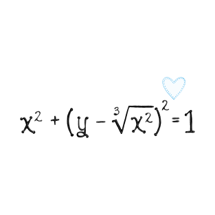 Math heart (blue) T-Shirt