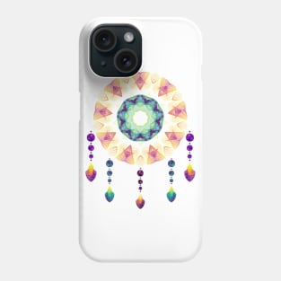 Dream Data Catcher 1 Tier | Atom Kaleidoscope White Phone Case