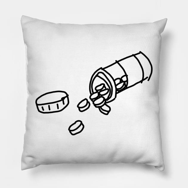 pills Pillow by the doodler