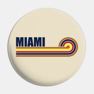 Miami Arizona horizontal sunset Pin