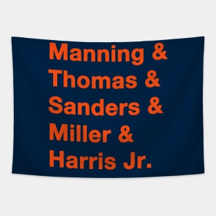 2015 Denver Broncos Orange Tapestry