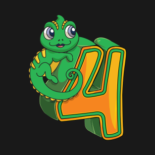 4th birthday lizard lover T-Shirt