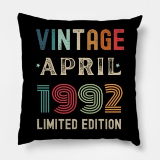 April Birthday Gift Pillow