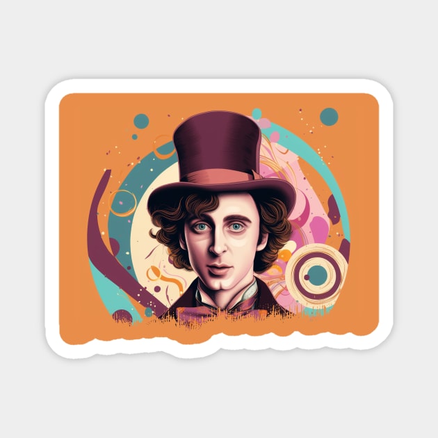 Willy Wonka Magnet by Pixy Official