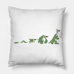 Ice Age Sid the Sloth Evolution in Color Pillow