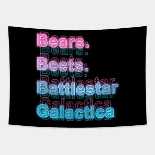 Bears. Beets. Battlestar Galactica Tapestry