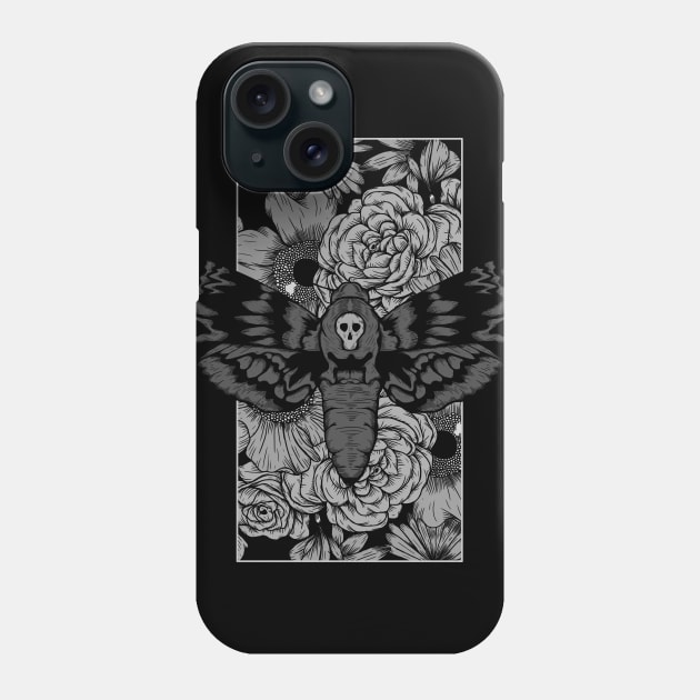 Death Moth Phone Case by Jess Adams