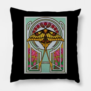 Comet moth Pillow