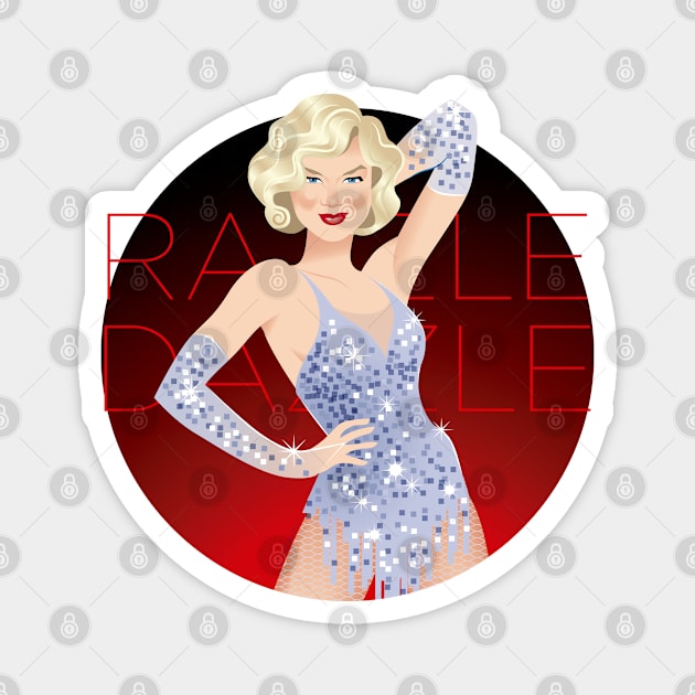 Roxie Hart Magnet by AlejandroMogolloArt