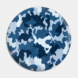 Navy Camouflage Pattern Pin