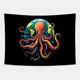 Octopus Earth Day Tapestry