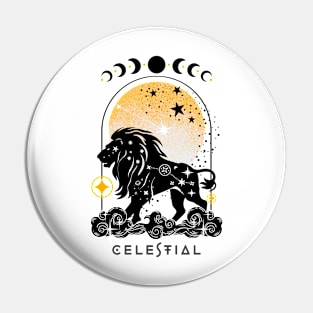 Celestial spirit animal lion Pin